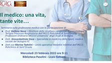 Biblioteca Galvani Pasolini: incontro con professionisti medici sul tema “Il medico: una vita, tante vite…” [febbraio 2022]